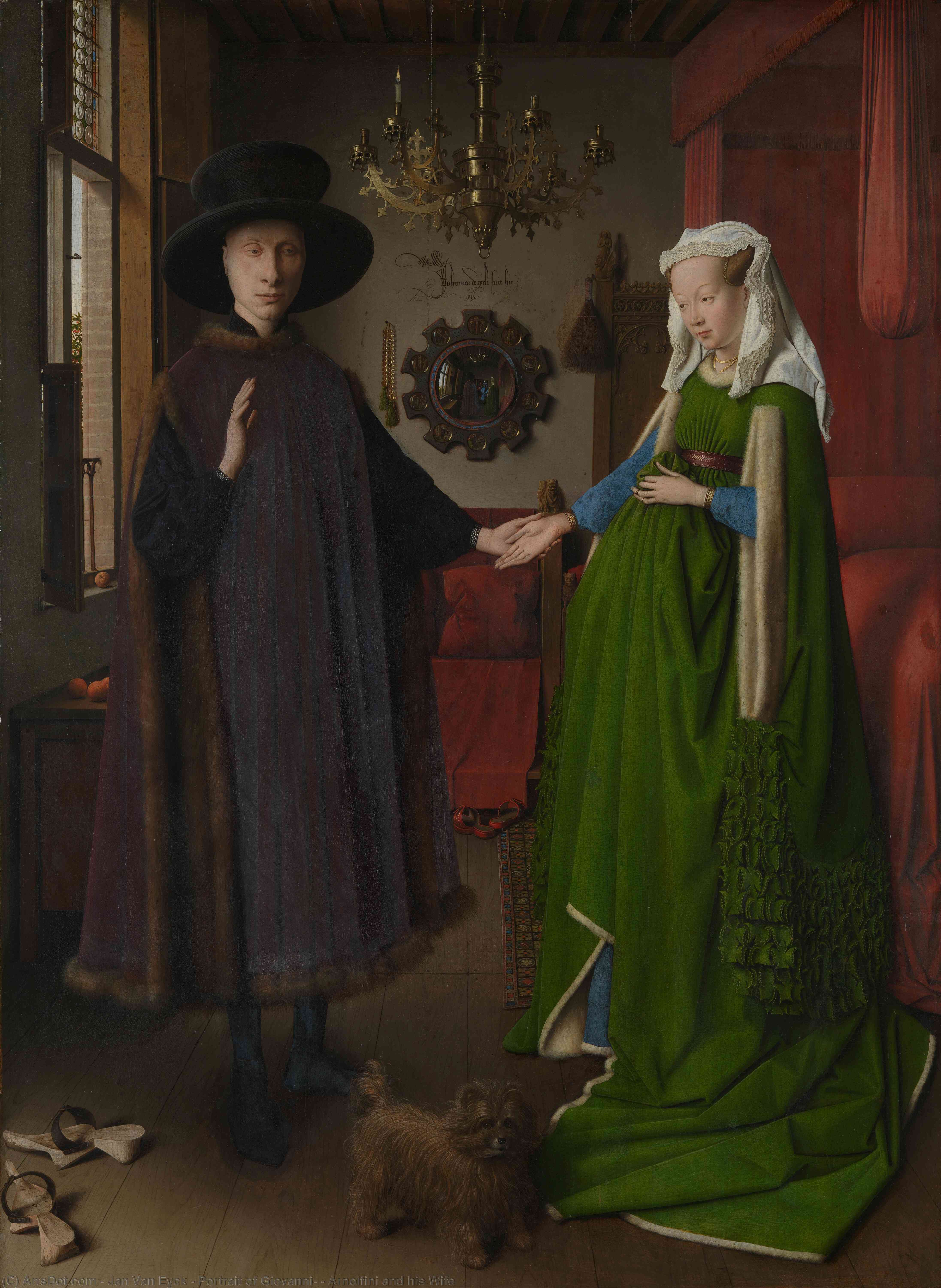 Portrait Of Giovanni Arnolfini And His Wife — Jan Van Eyck