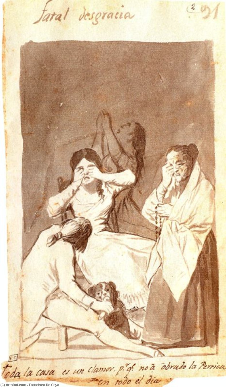 Fatal Desgracia — Francisco José De Goya Y Lucientes