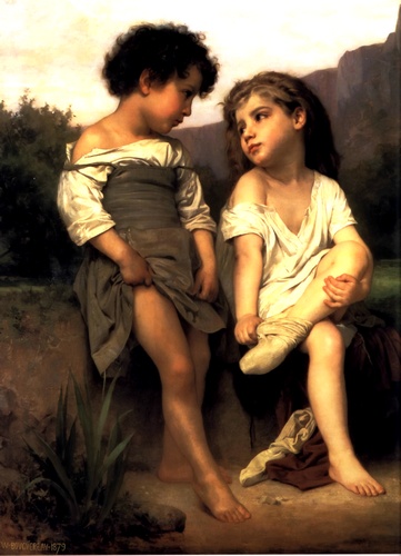Young Bathers — William-adolphe Bouguereau