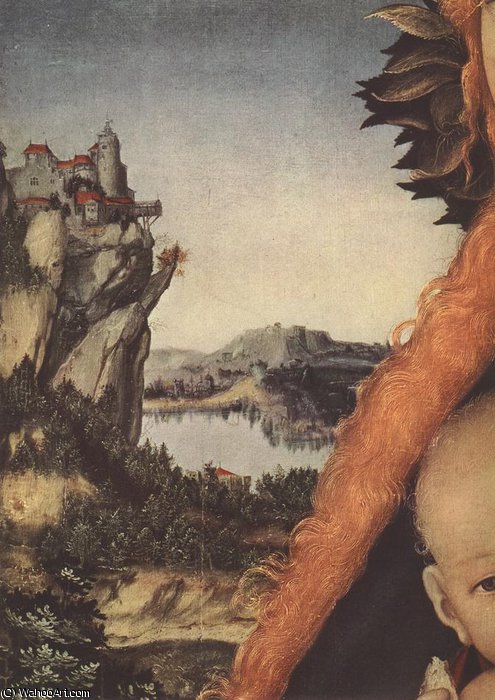 Virgin And Child (detail) — Lucas Cranach The Elder