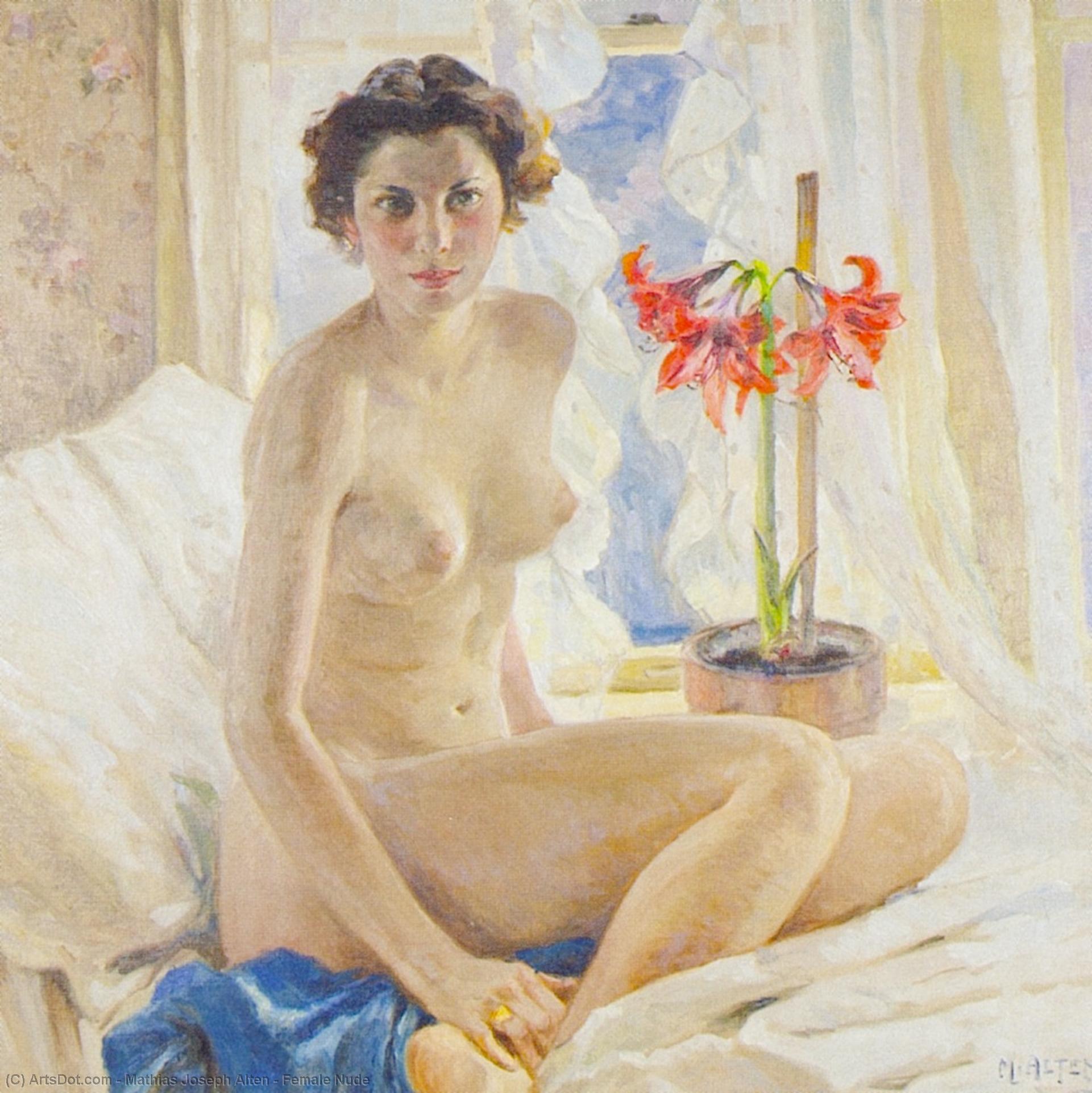 Female Nude — Mathias Joseph Alten