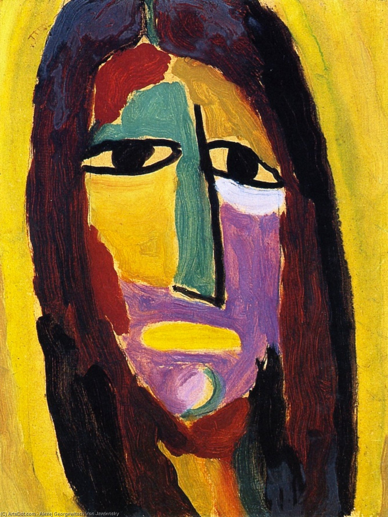 Mystical Head: John The Baptist — Alexej Von Jawlensky