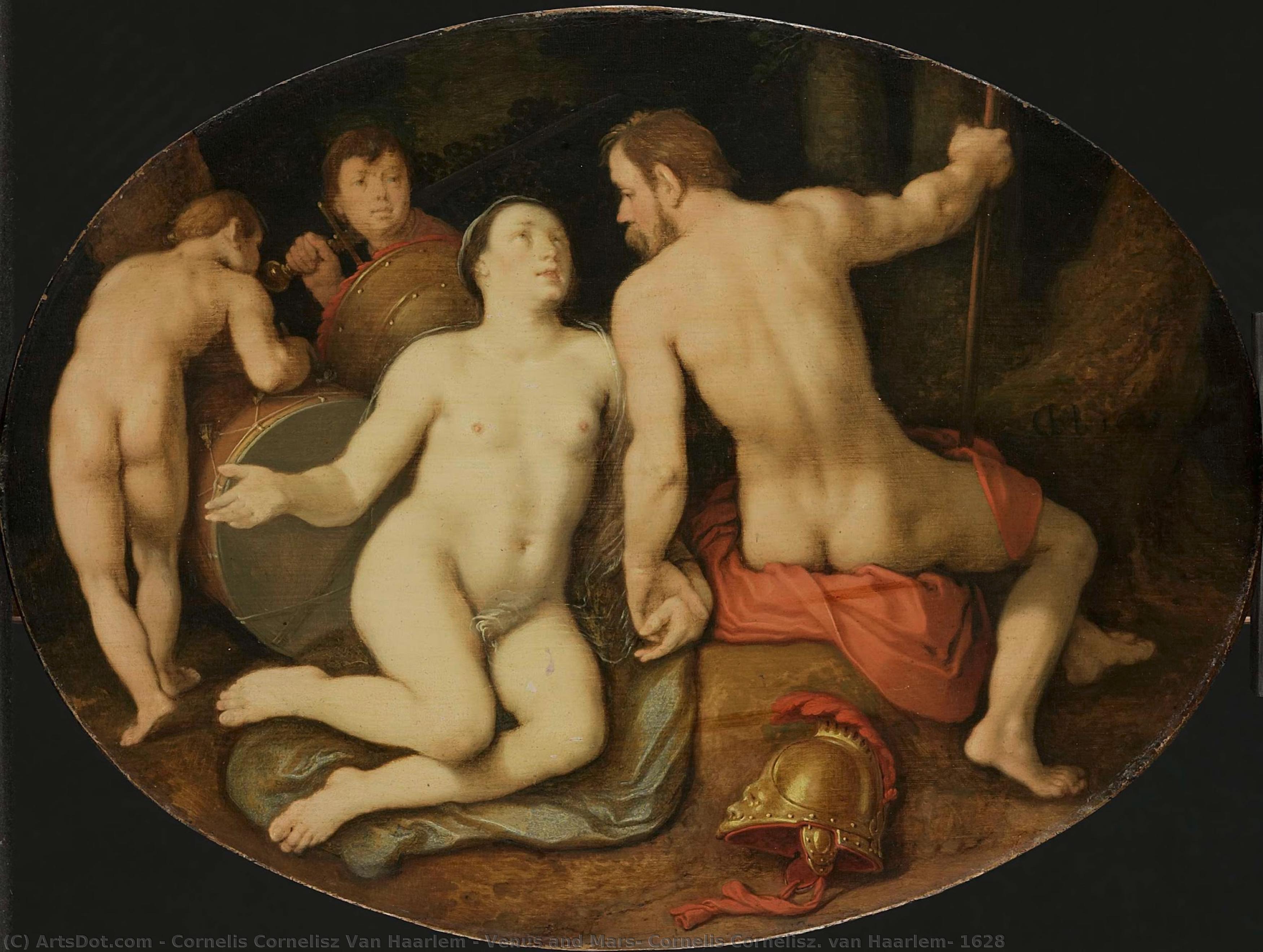 Venus And Mars, Cornelis Cornelisz. Van Haarlem, 1628 — Cornelis Cornelisz Van Haarlem