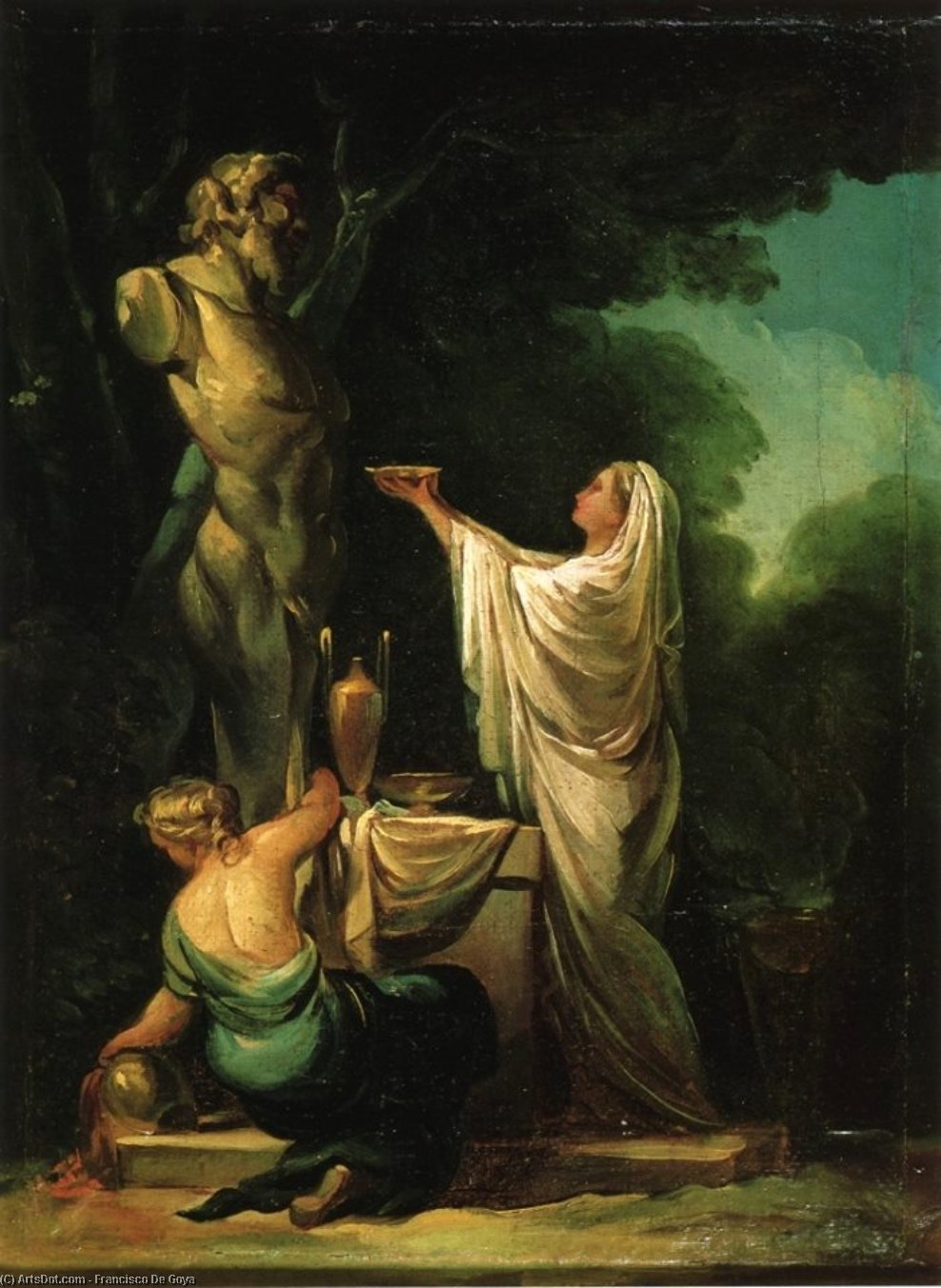The Sacrifice To Priapus — Francisco José De Goya Y Lucientes