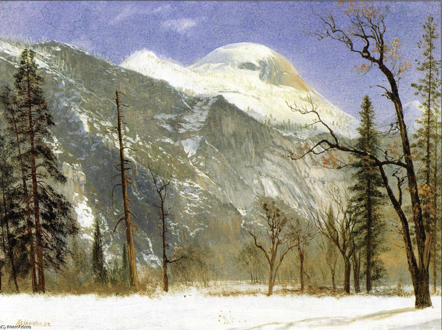 Winter In Yosemite Valley — Albert Bierstadt