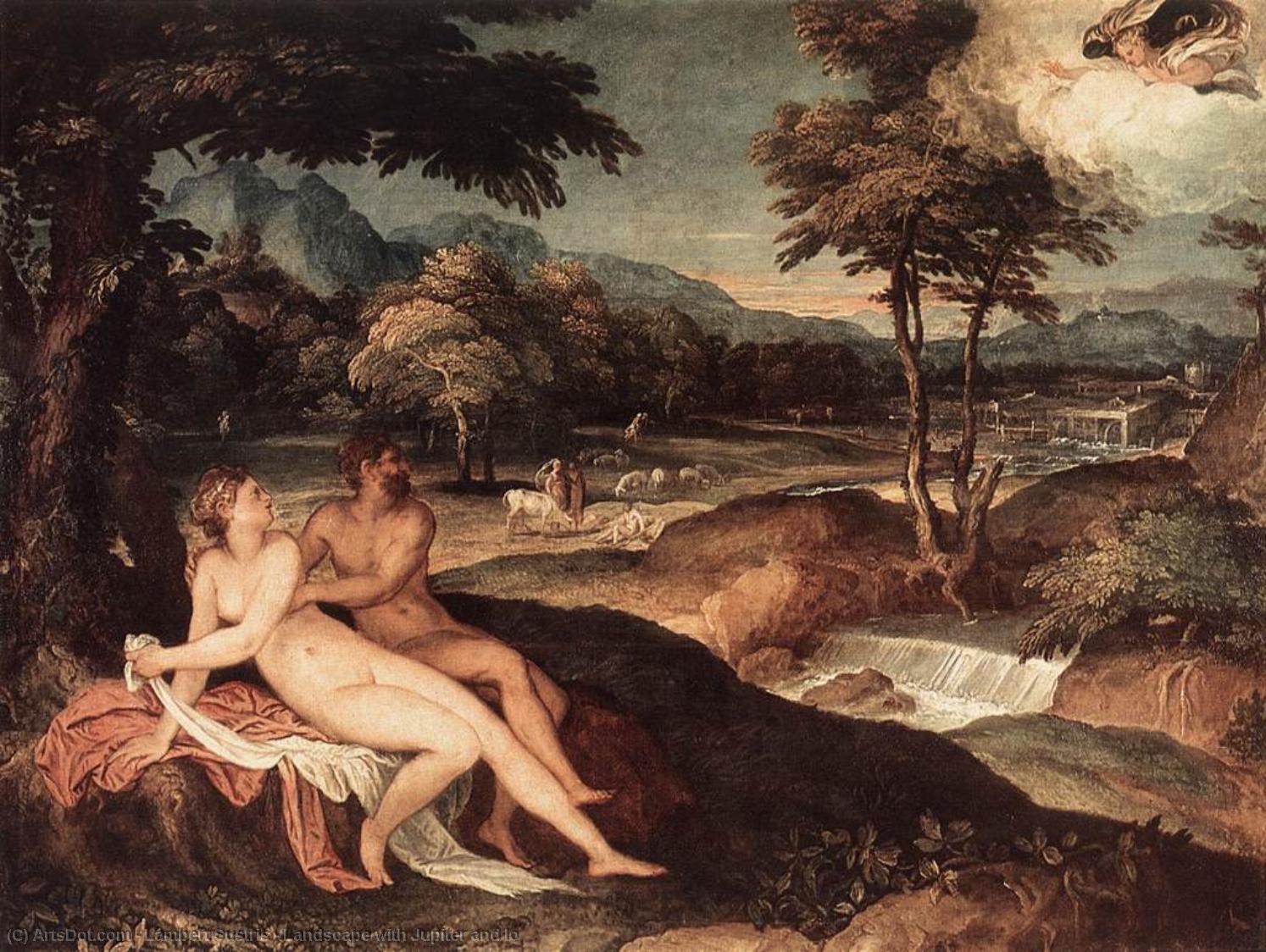 Landscape With Jupiter And Io — Lambert Sustris