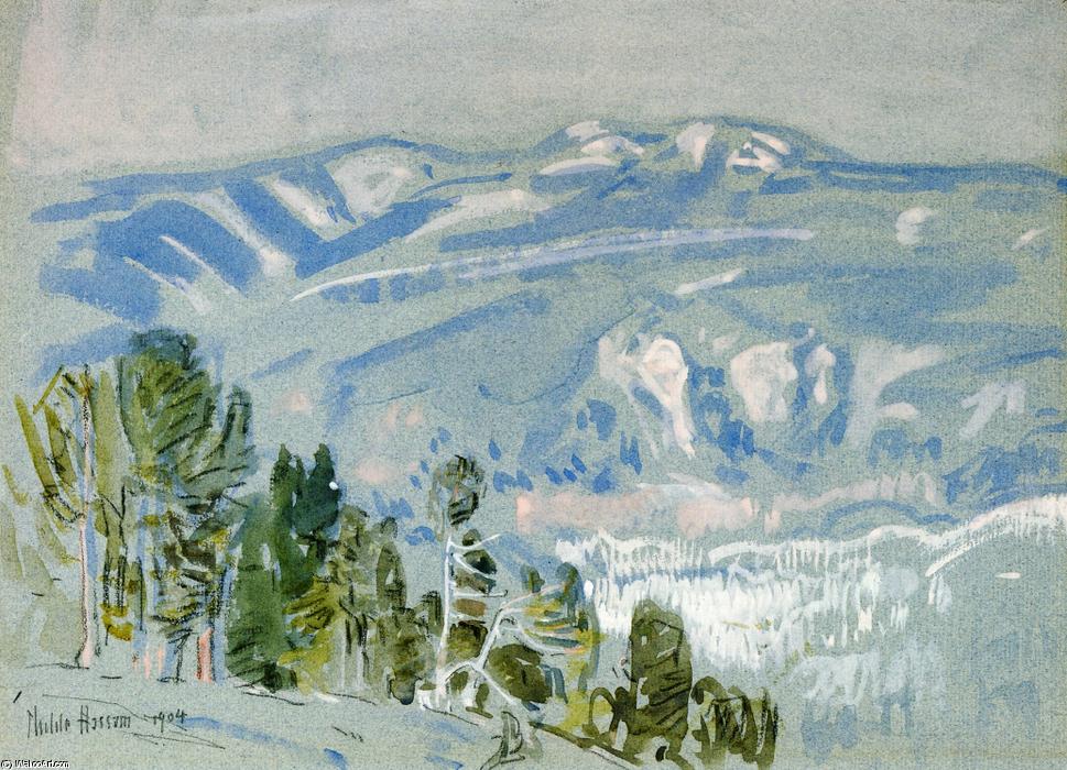 Looking Towards Mount Adams From Mount Hood — Frederick Childe Hassam