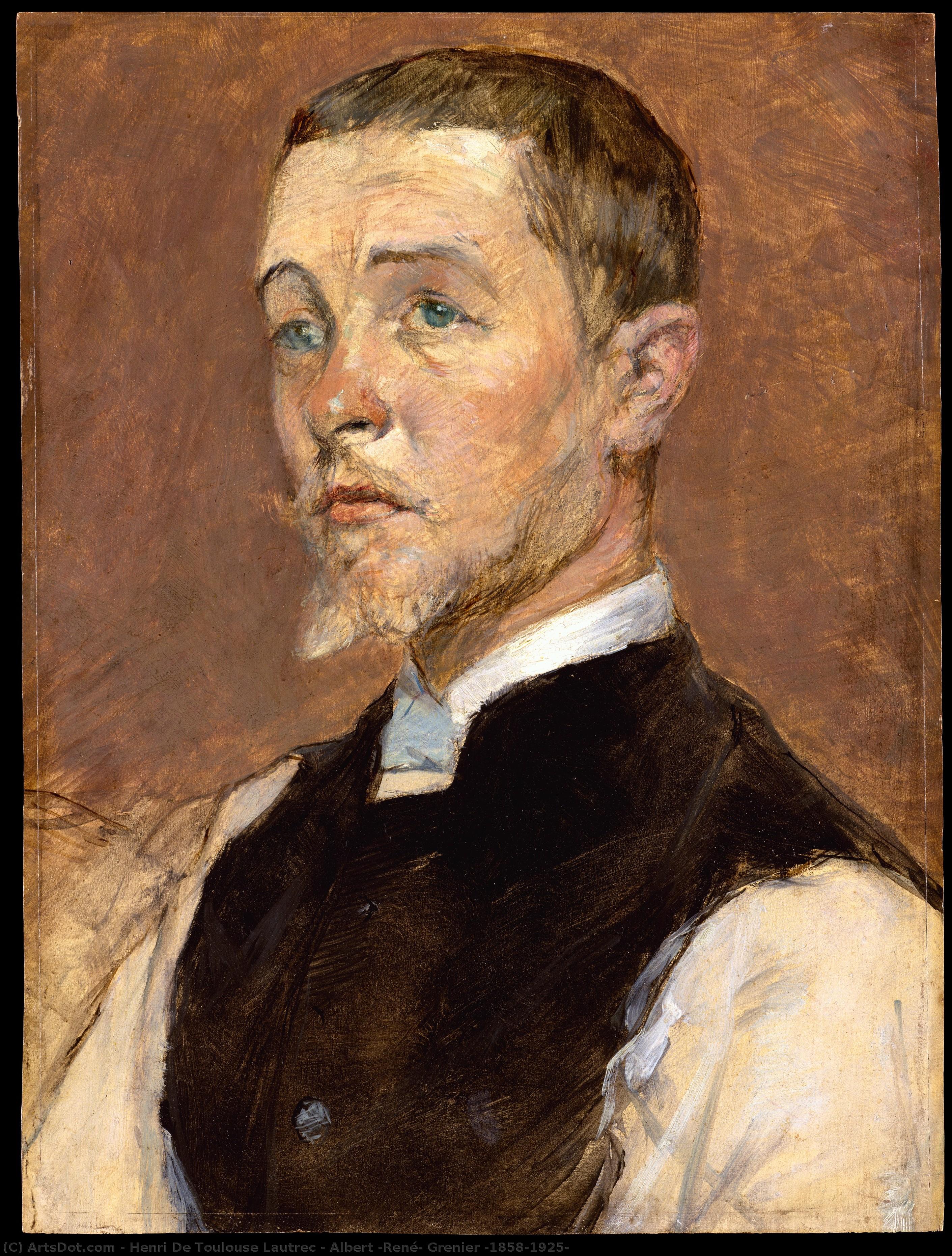 Albert (rené) Grenier (1858–1925) — Henri De Toulouse-lautrec