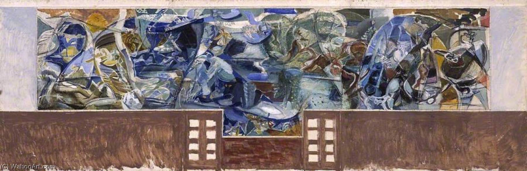 Study For The Mural Painting At Cecil Sharp House, London — Ivon Hitchens