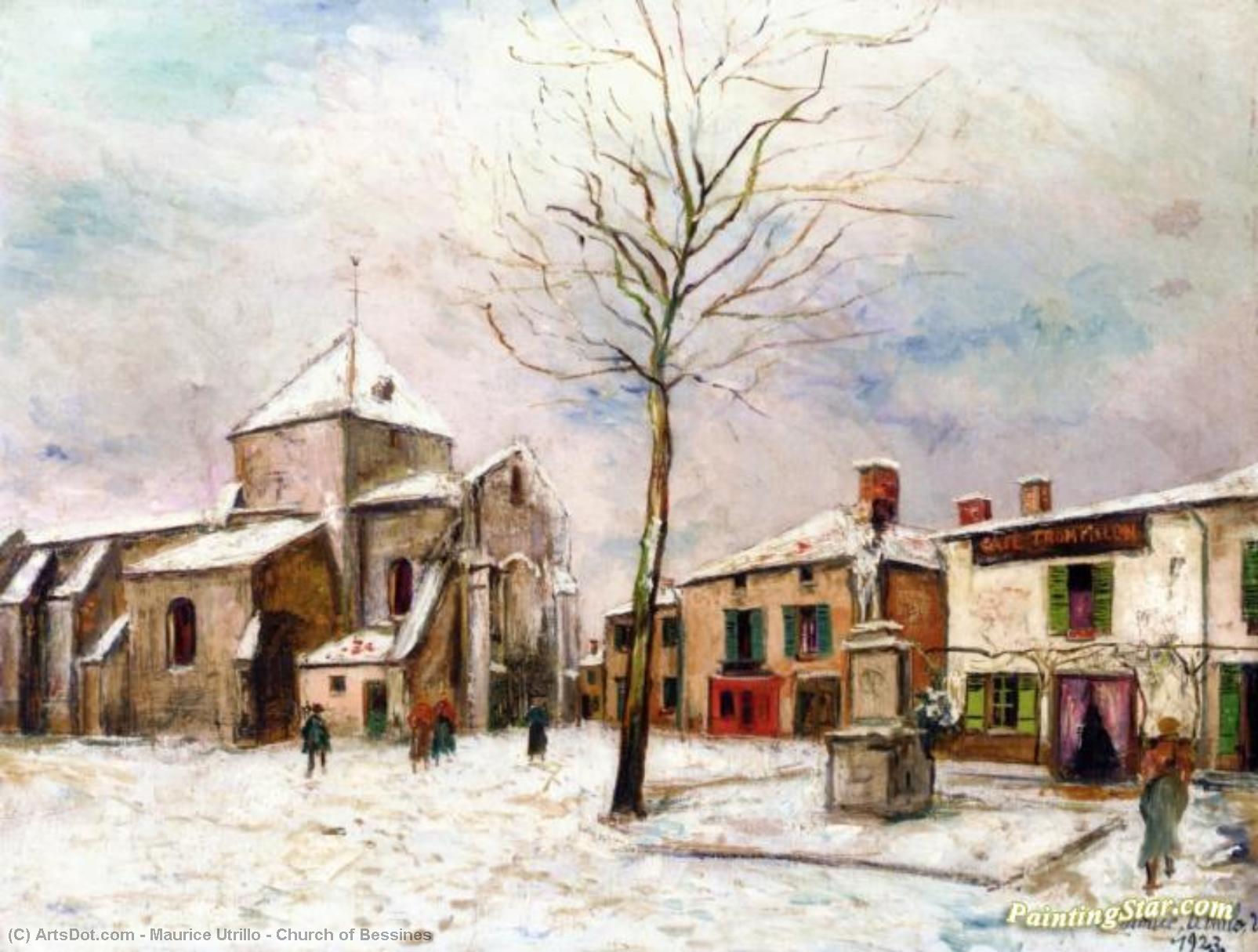 Church Of Bessines — Maurice Utrillo