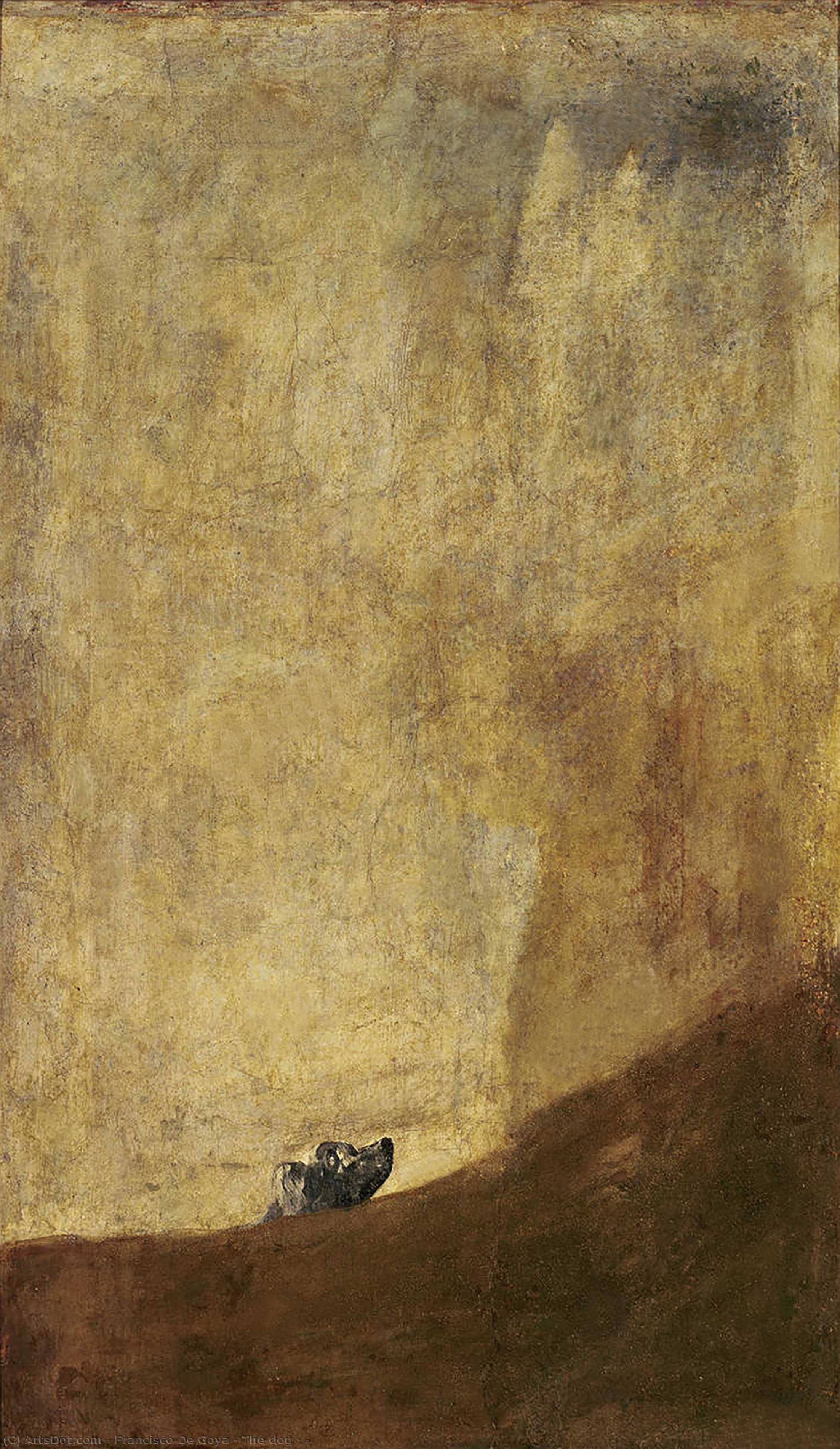 The Dog - - — Francisco José De Goya Y Lucientes