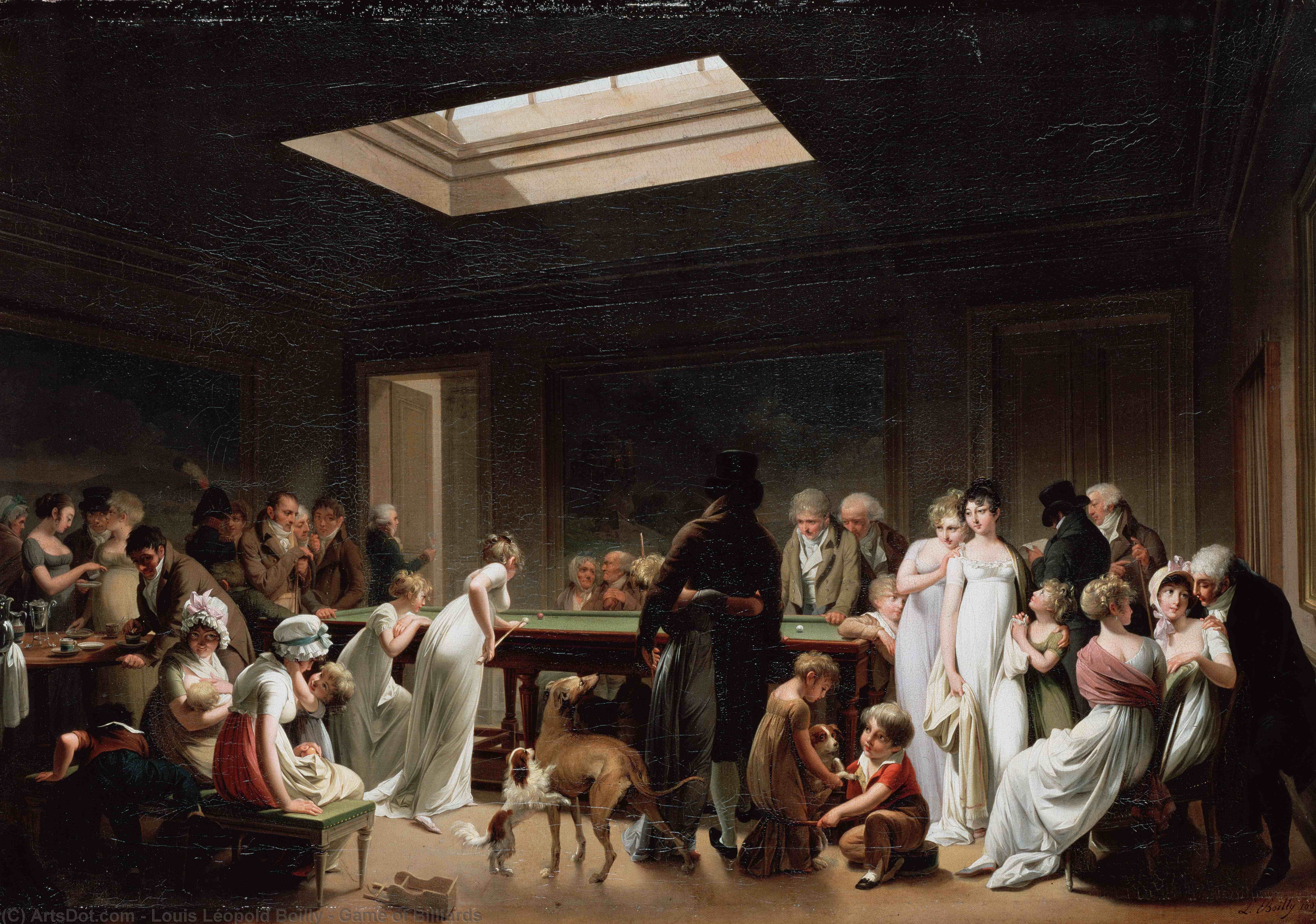 Game Of Billiards — Louis Léopold Boilly