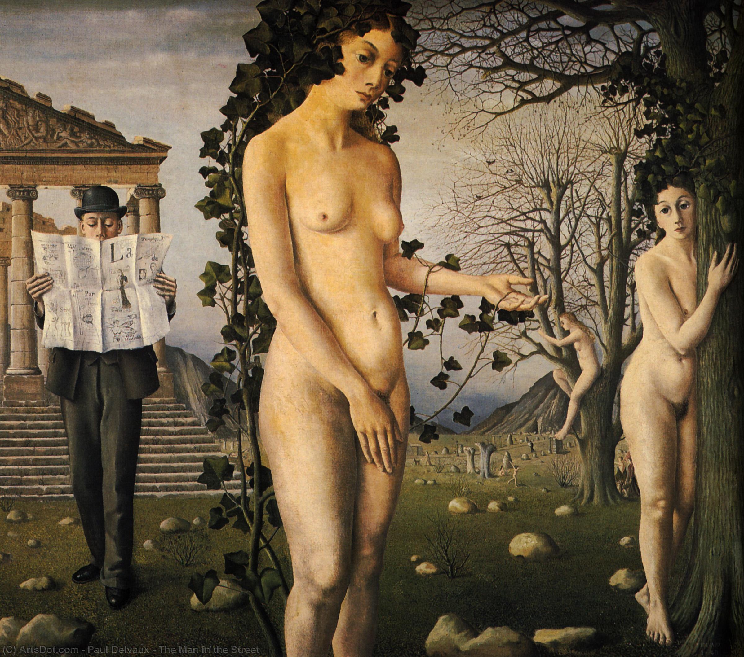 The Man In The Street — Paul Delvaux