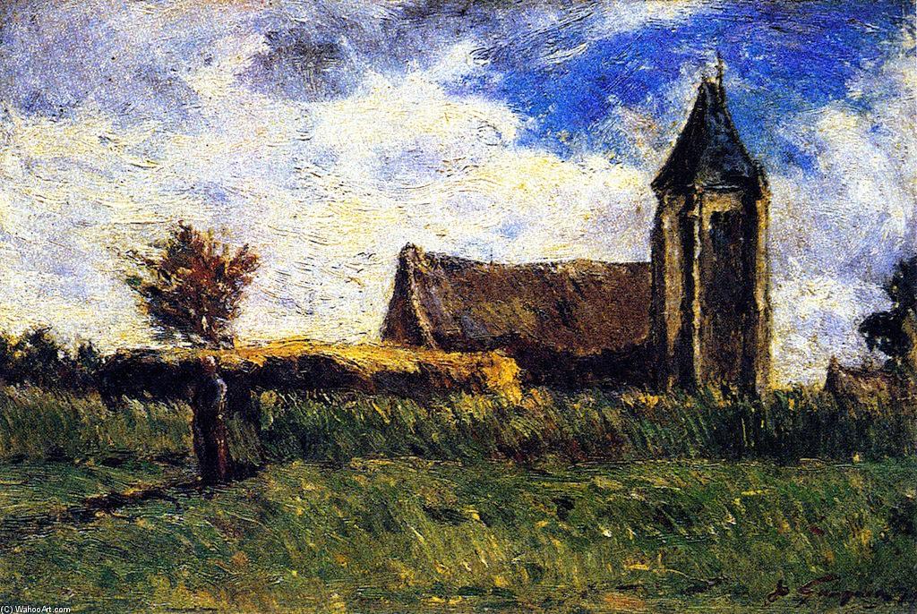 Country Church — Eugène Henri Paul Gauguin