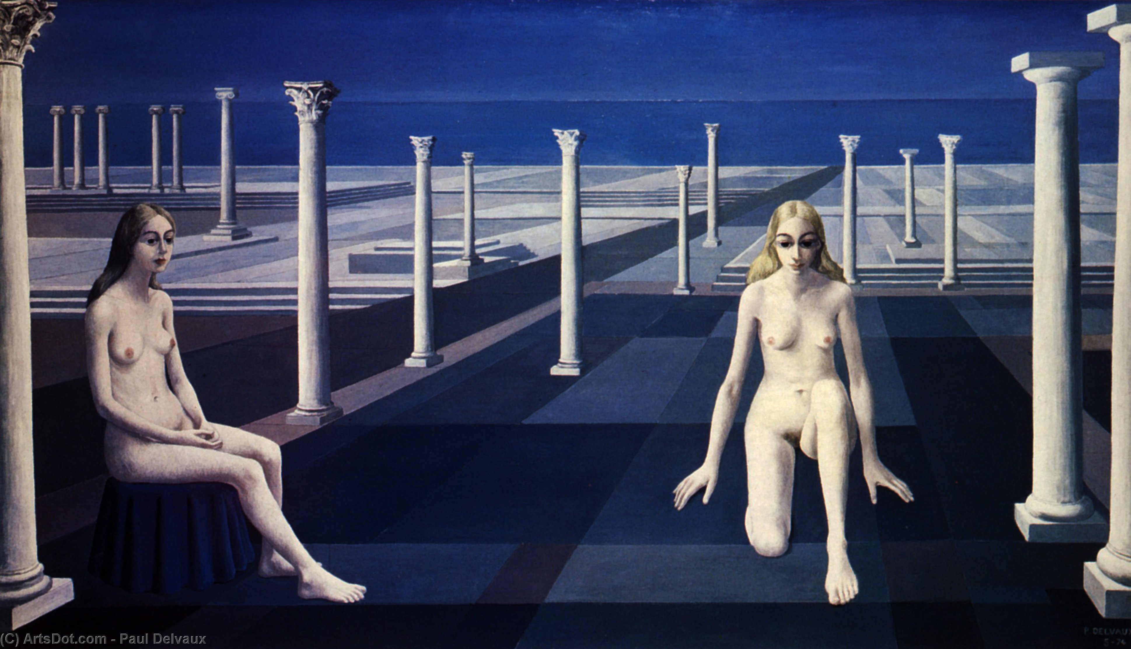 Dialogue — Paul Delvaux