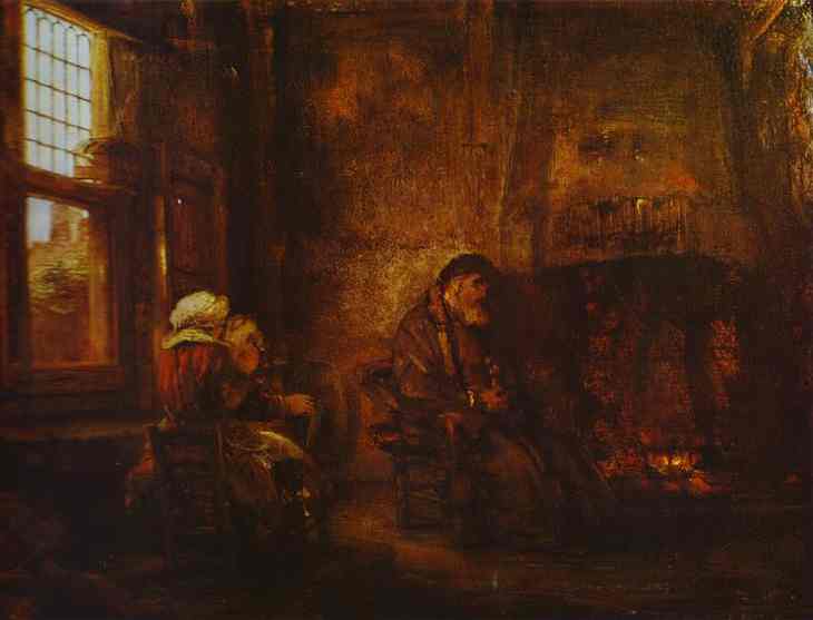 Tobit And Anna — Rembrandt Van Rijn