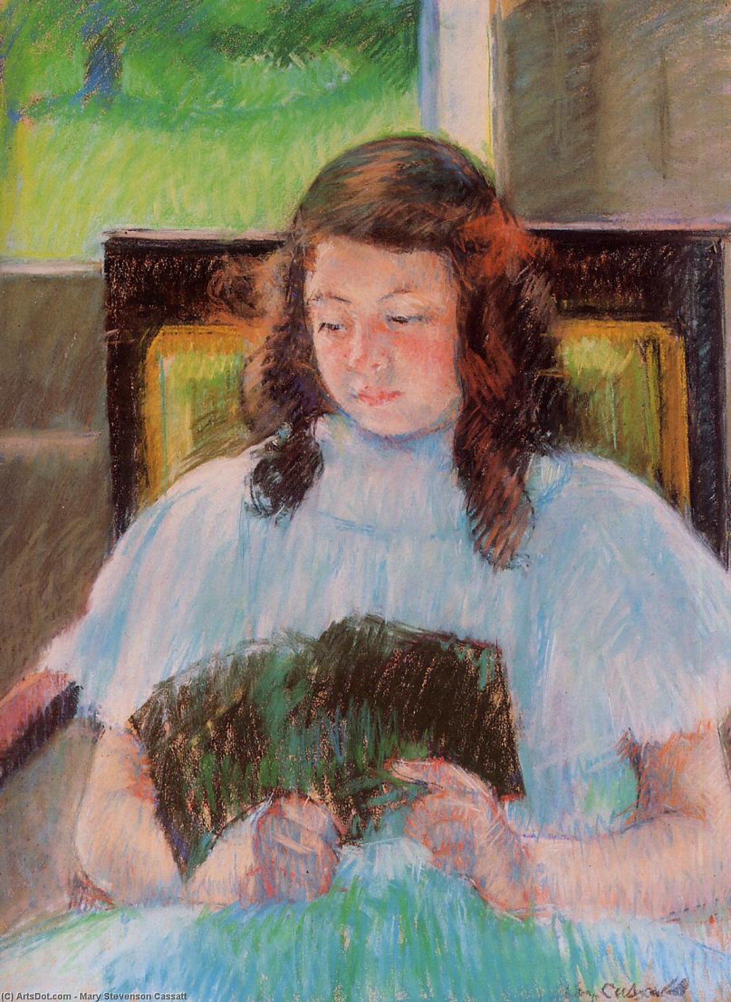 Young Girl Reading — Mary Stevenson Cassatt