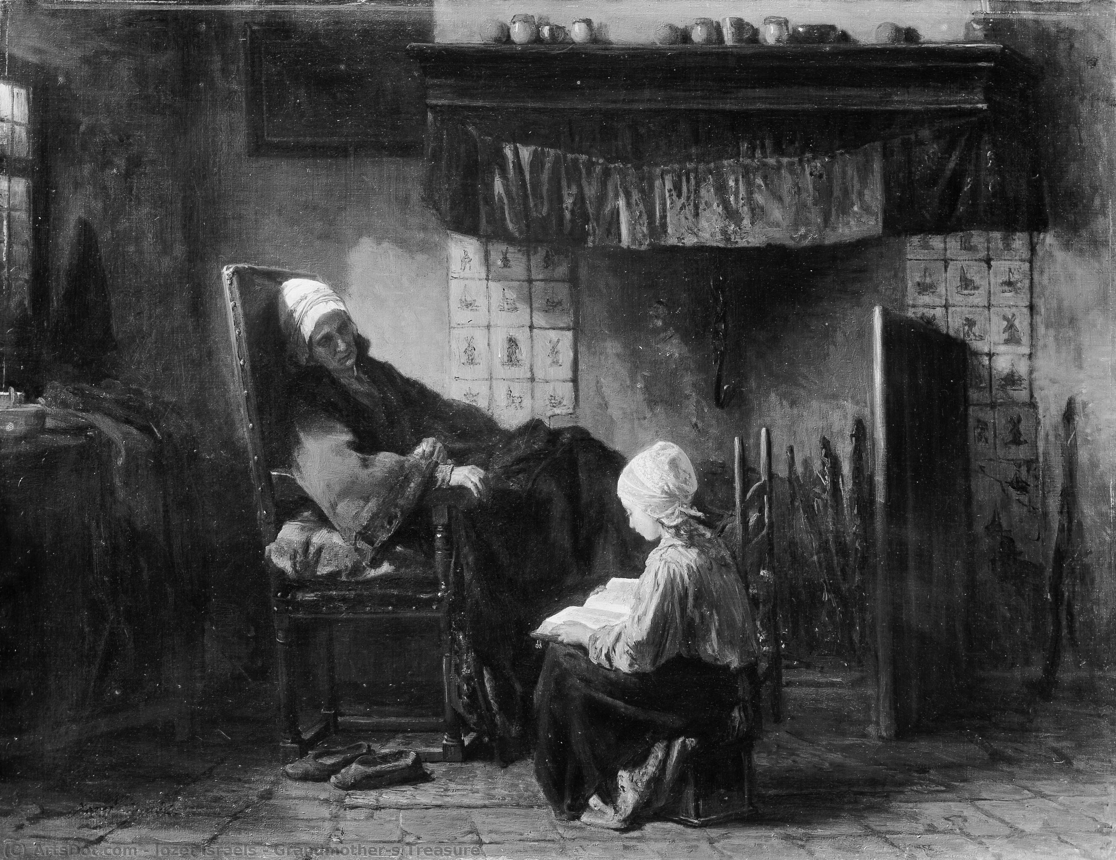 Grandmother's Treasure — Jozef Israels