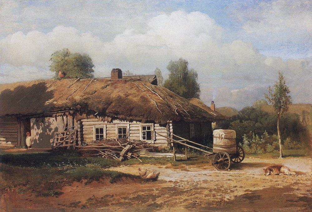 Landscape With Hut — Aleksey Savrasov