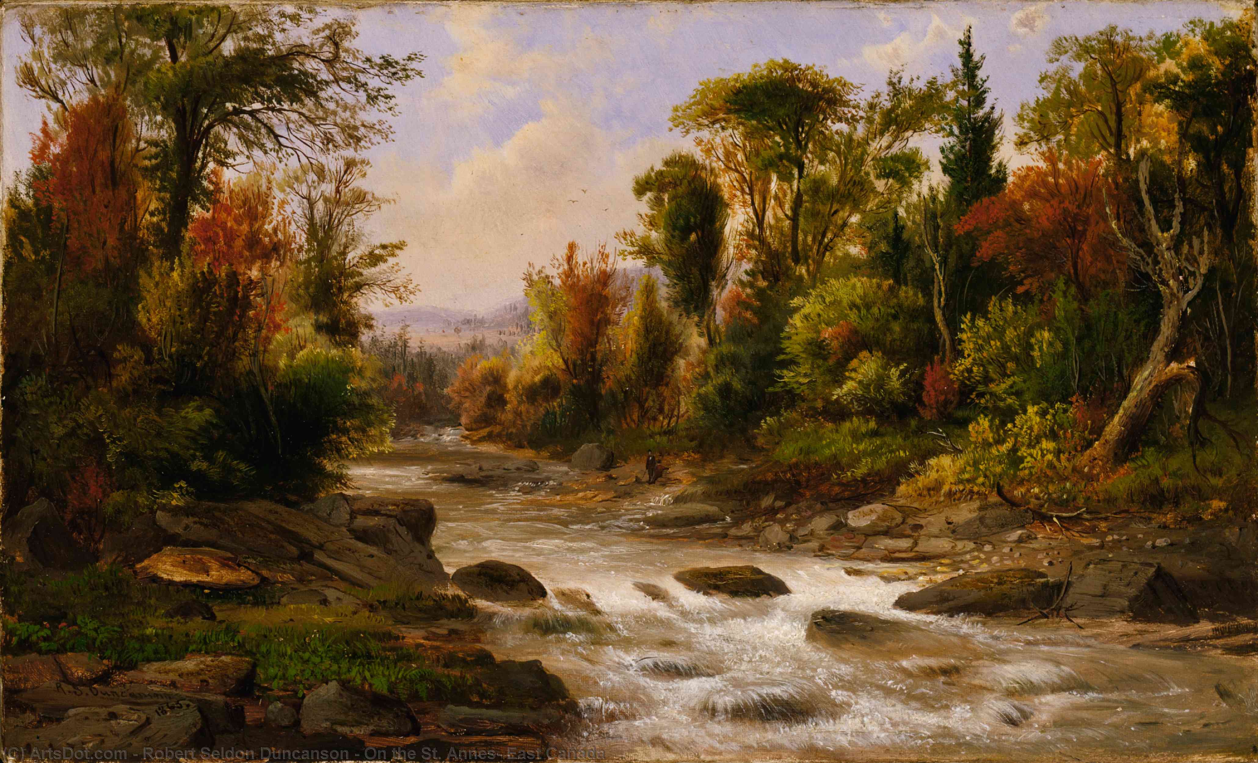 On The St. Annes, East Canada — Robert Seldon Duncanson