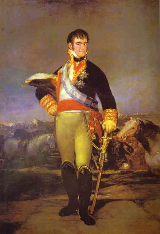 Portrait Of Ferdinand Vii — Francisco José De Goya Y Lucientes