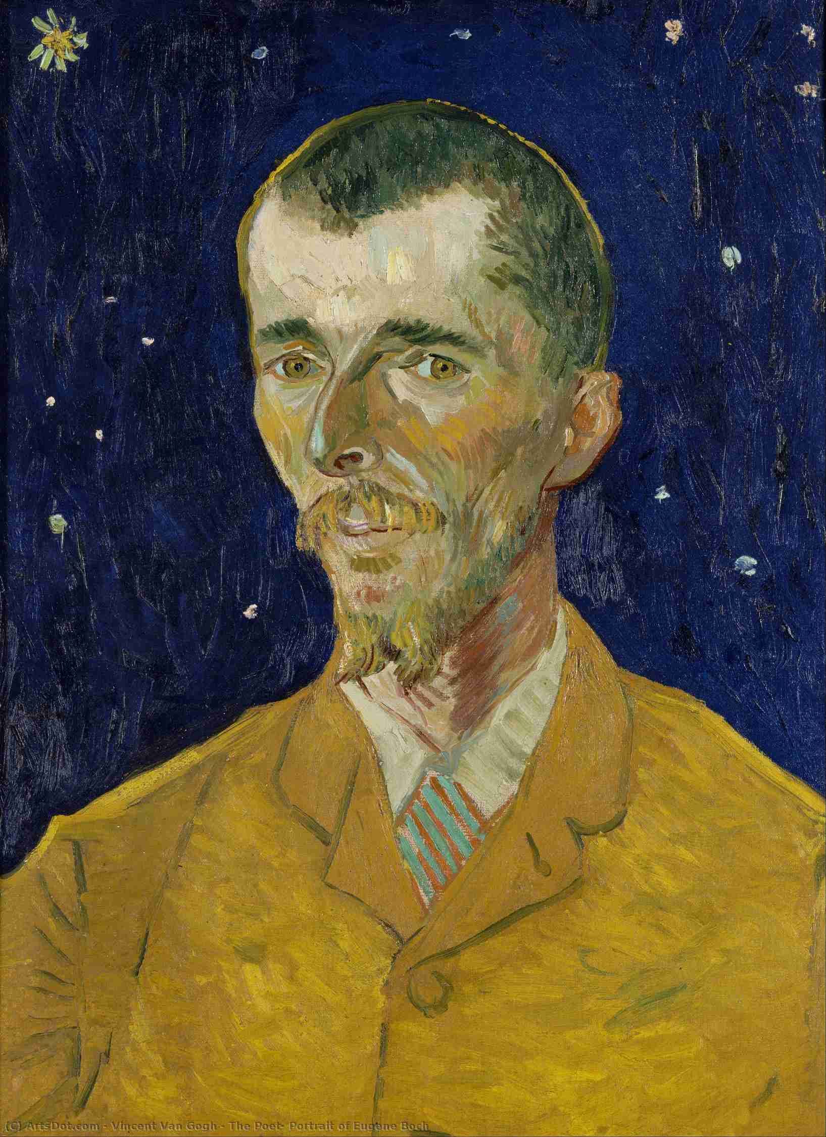 The Poet, Portrait Of Eugene Boch — Vincent Willem Van Gogh
