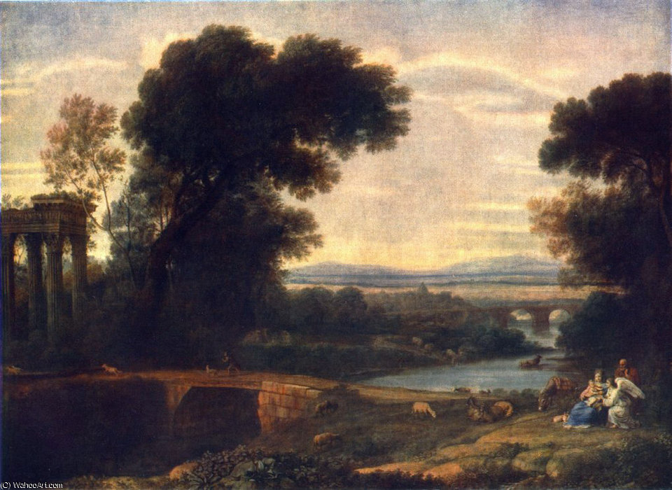Landscape With Shepherds2 — Claude Lorrain (claude Gellée)