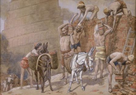 Building The Tower Of Babel — Jacques Joseph Tissot