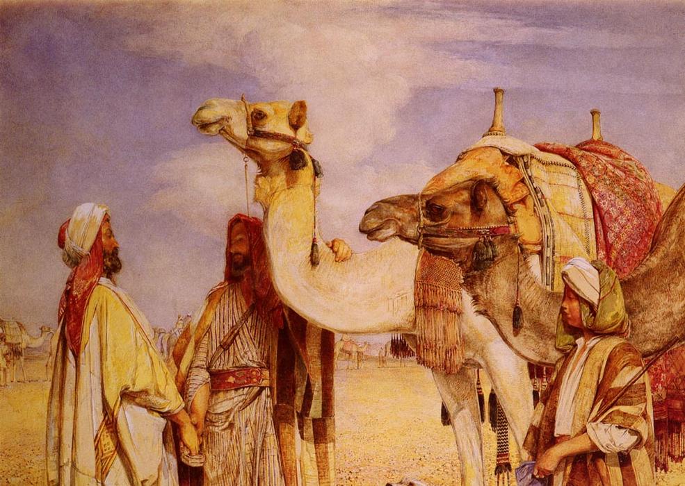 The Greeting In The Desert, Egypt — John Frederick Lewis