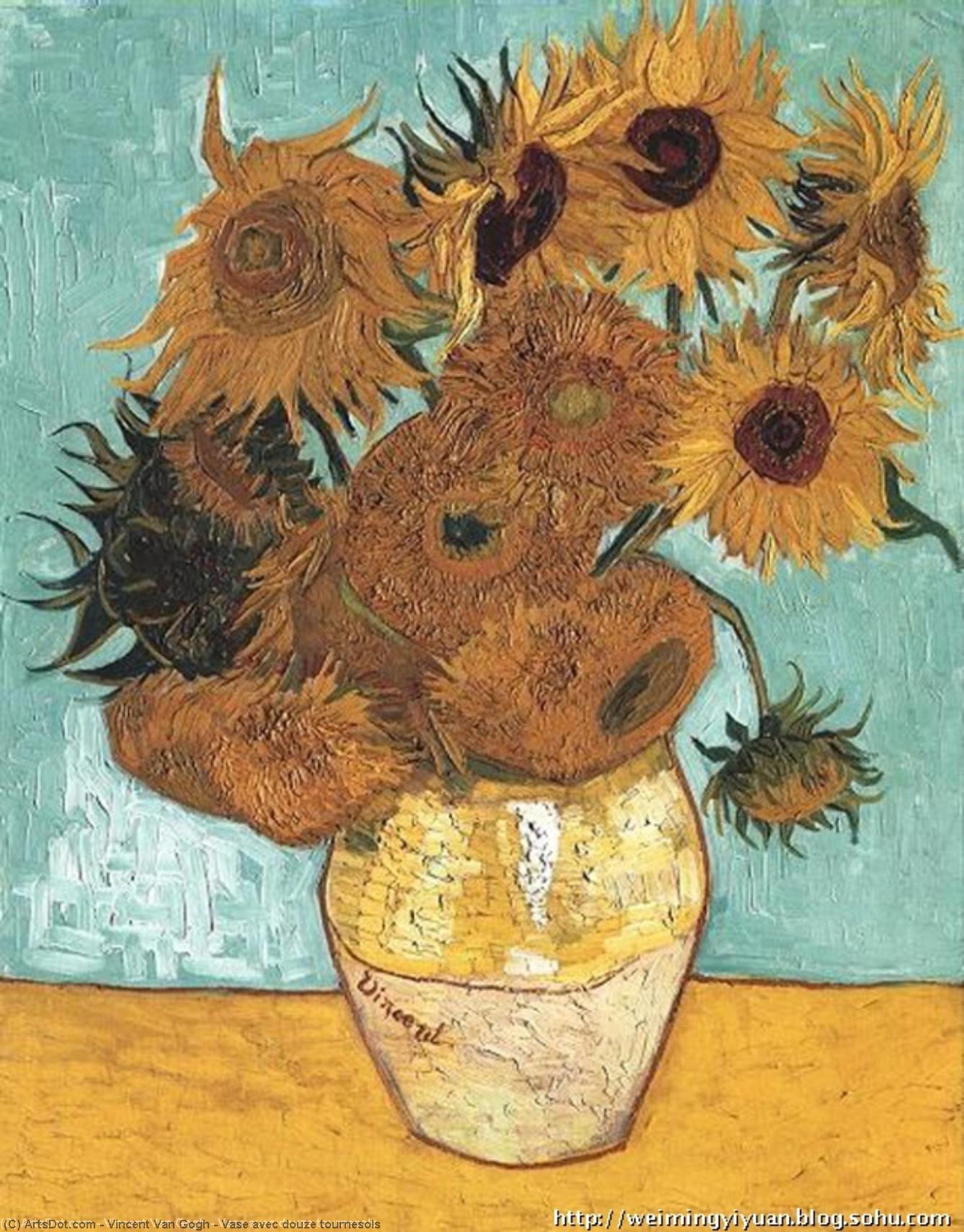 Vase Avec Douze Tournesols — Vincent Willem Van Gogh