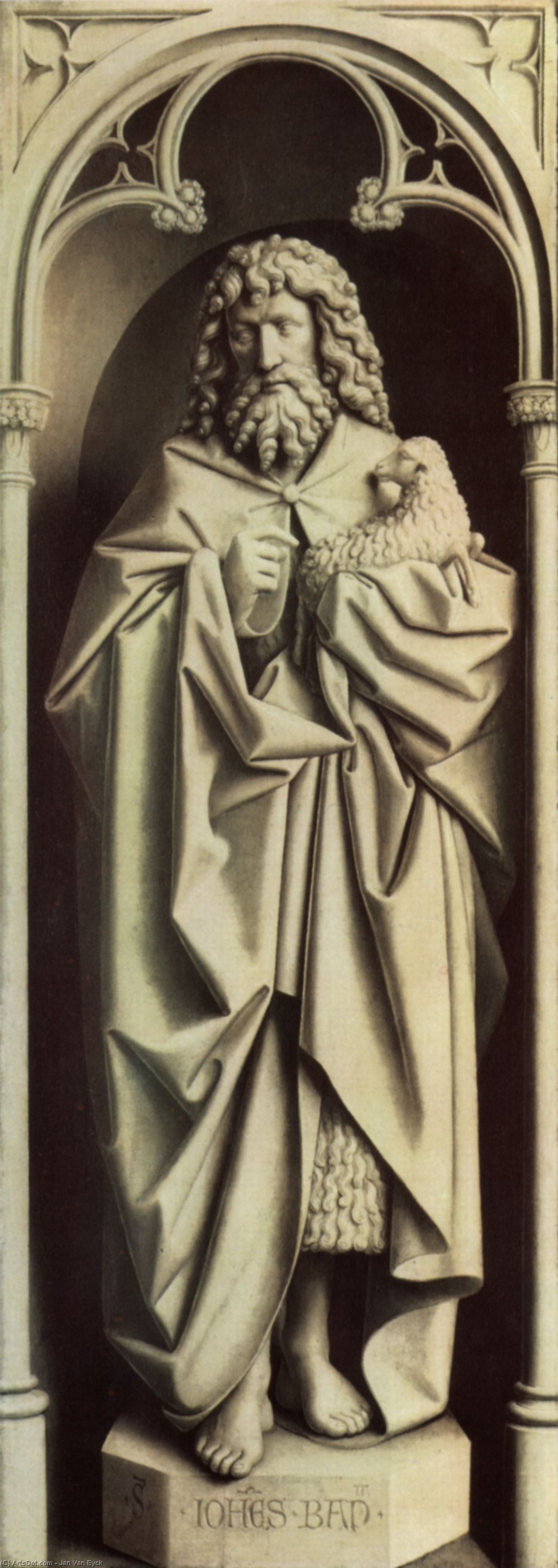 The Ghent Altarpiece: St John The Baptist — Jan Van Eyck