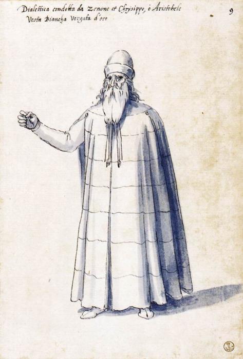 Costume Of The Allegorical Figure ''dialectic'' — Giuseppe Arcimboldo
