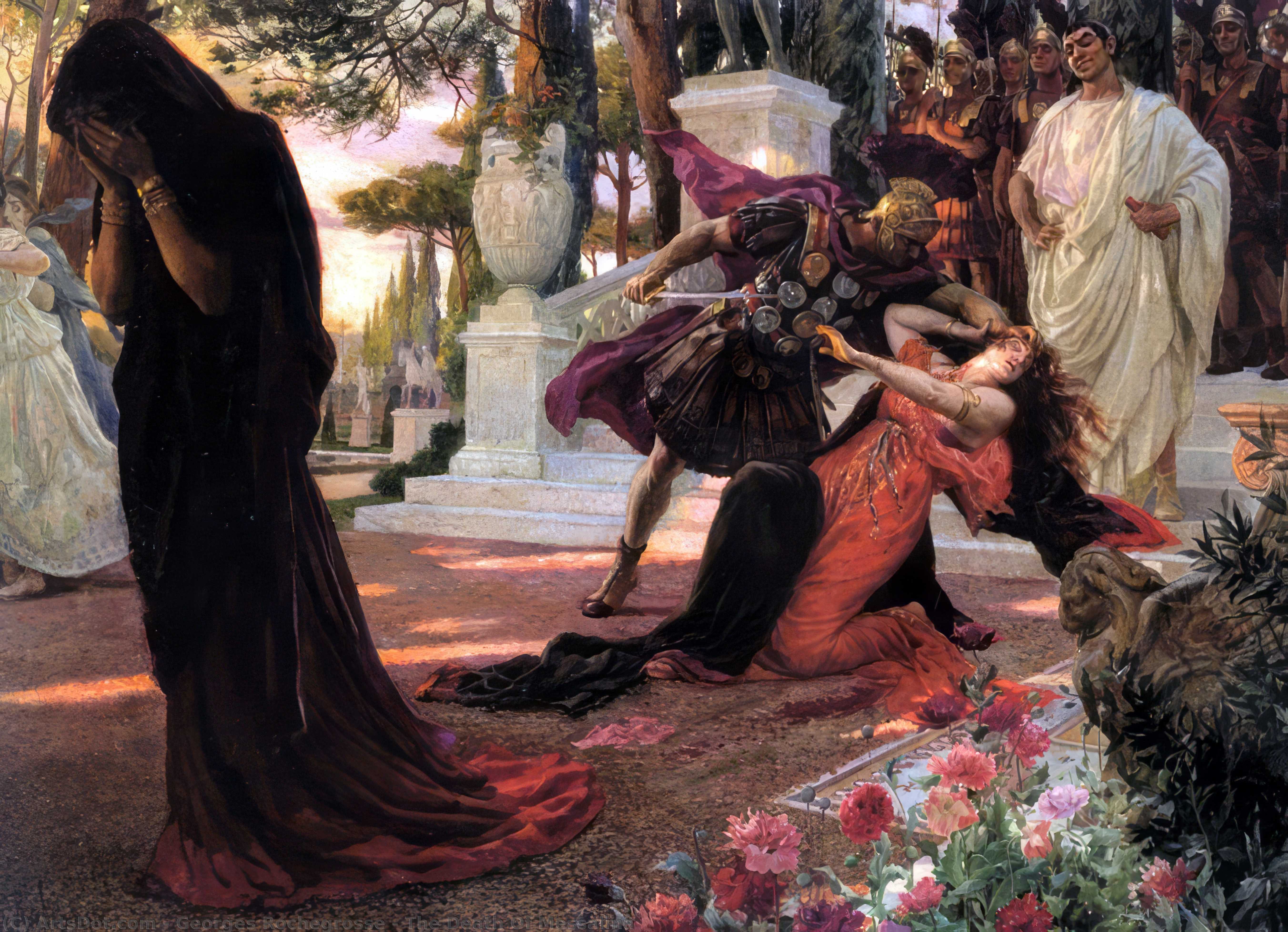 The Death Of Messalina — Georges Antoine Rochegrosse