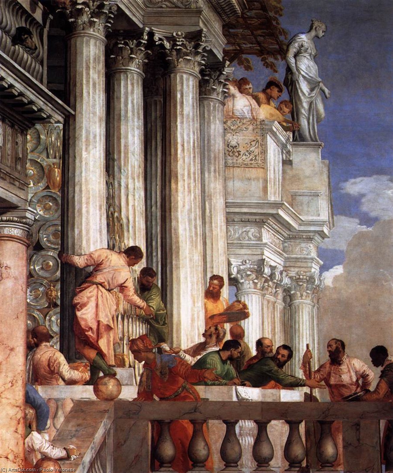 The Marriage At Cana (detail) (12) — Paolo Veronese