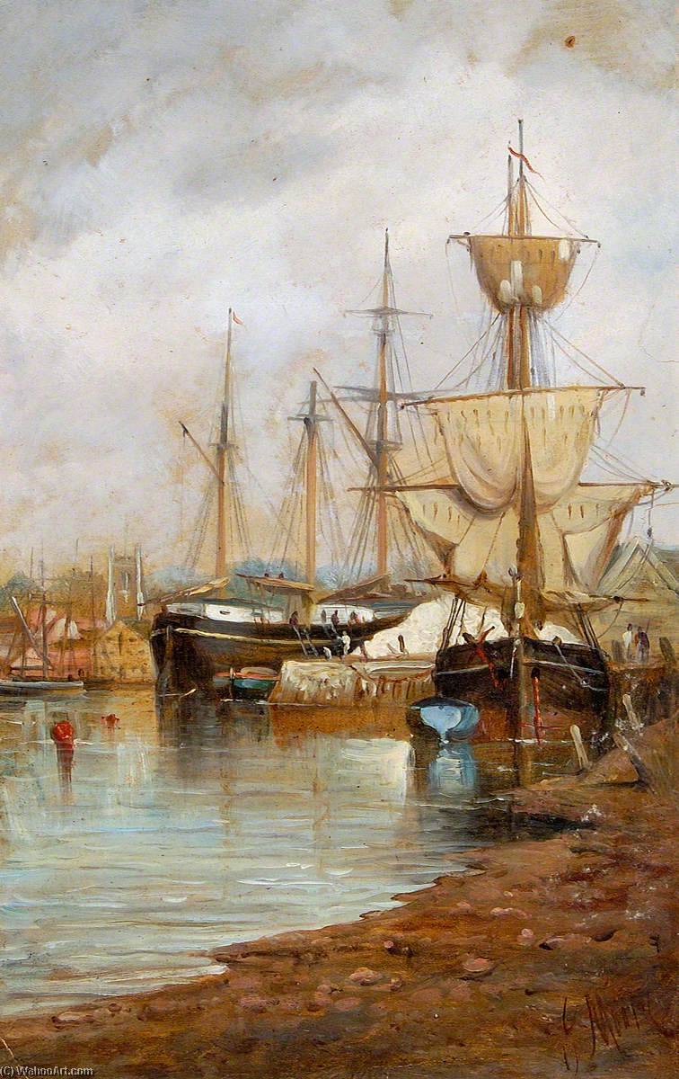 Ships In Ipswich Dock, Suffolk — John Moore Of Ipswich