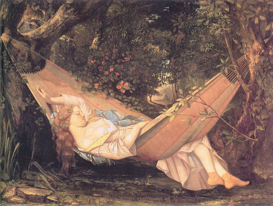 The Hammock — Gustave Courbet