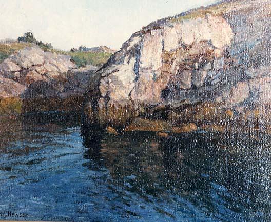 (maine Coast Scene), (painting) — Horace G Hewes