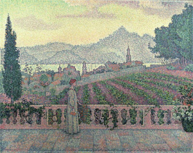 Woman On The Terrace — Paul Signac