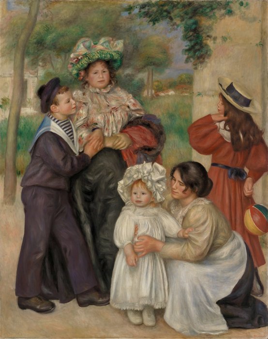 The Family Of The Artist — Pierre-auguste Renoir