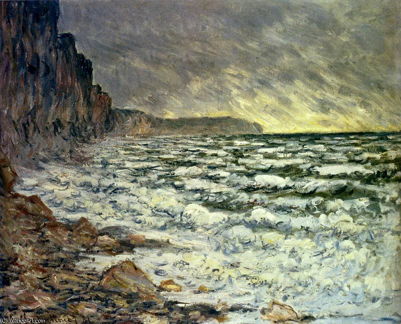 The Sea At Fecamp — Claude Monet