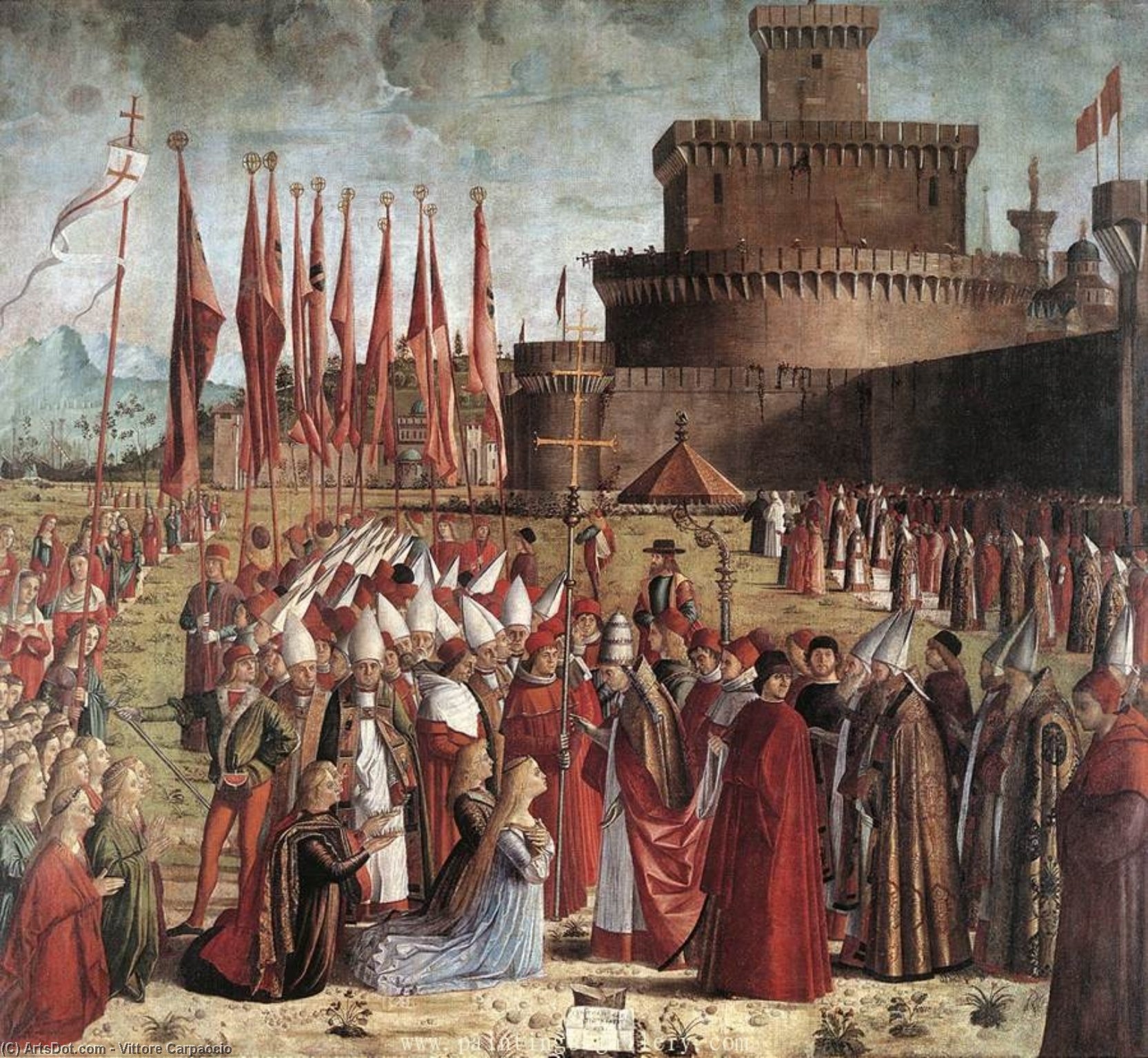 The Pilgrims Meet The Pope — Vittore Carpaccio