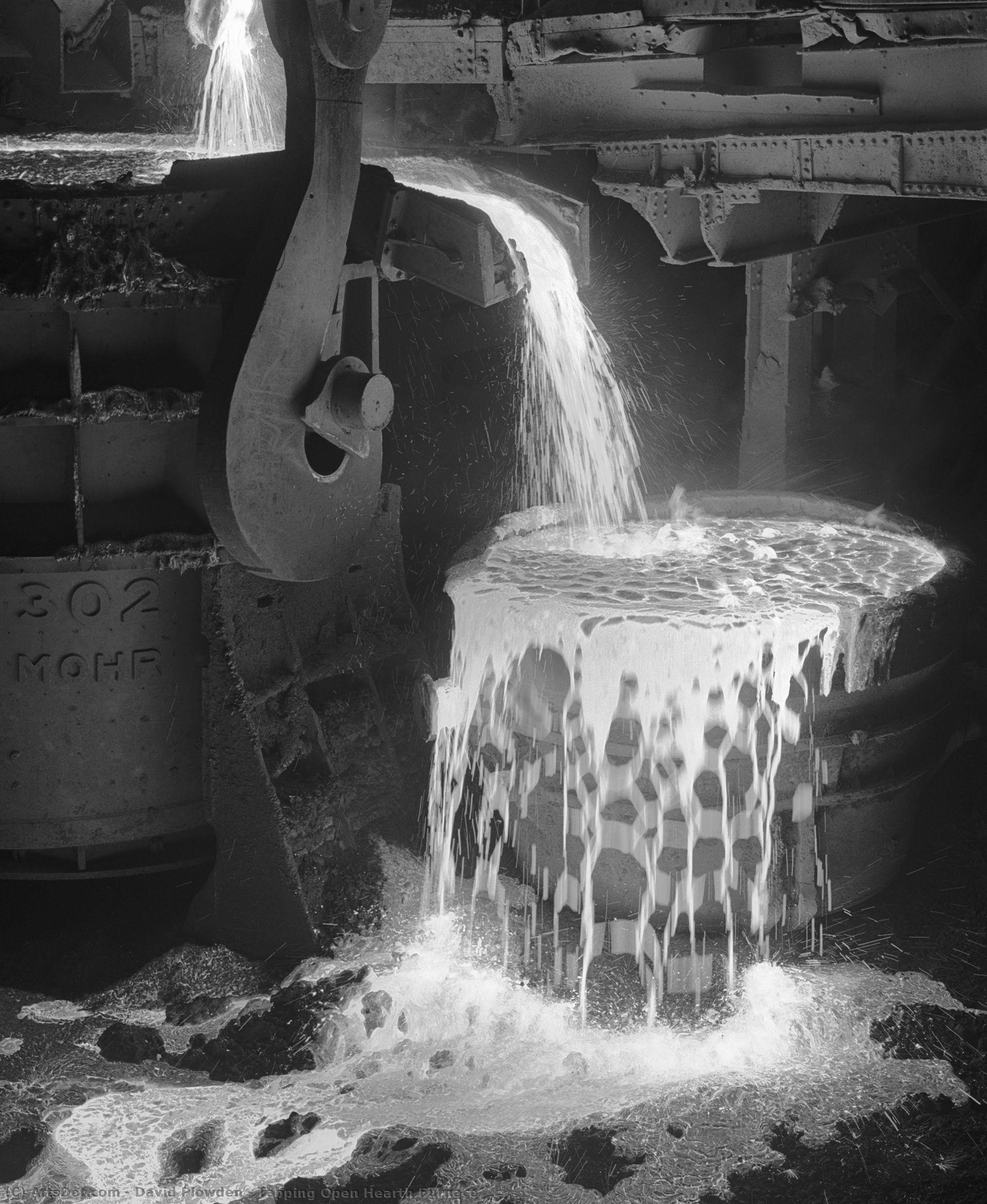 Tapping Open Hearth Furnace — Dejvid Plouden
