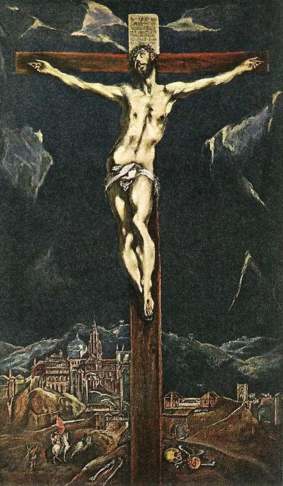 Christ In Agony On The Cross — El Greco