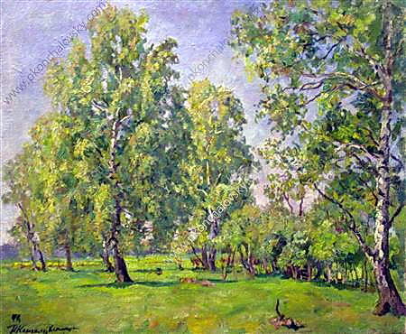 Birch Trees In Early Spring — Pyotr Konchalovsky