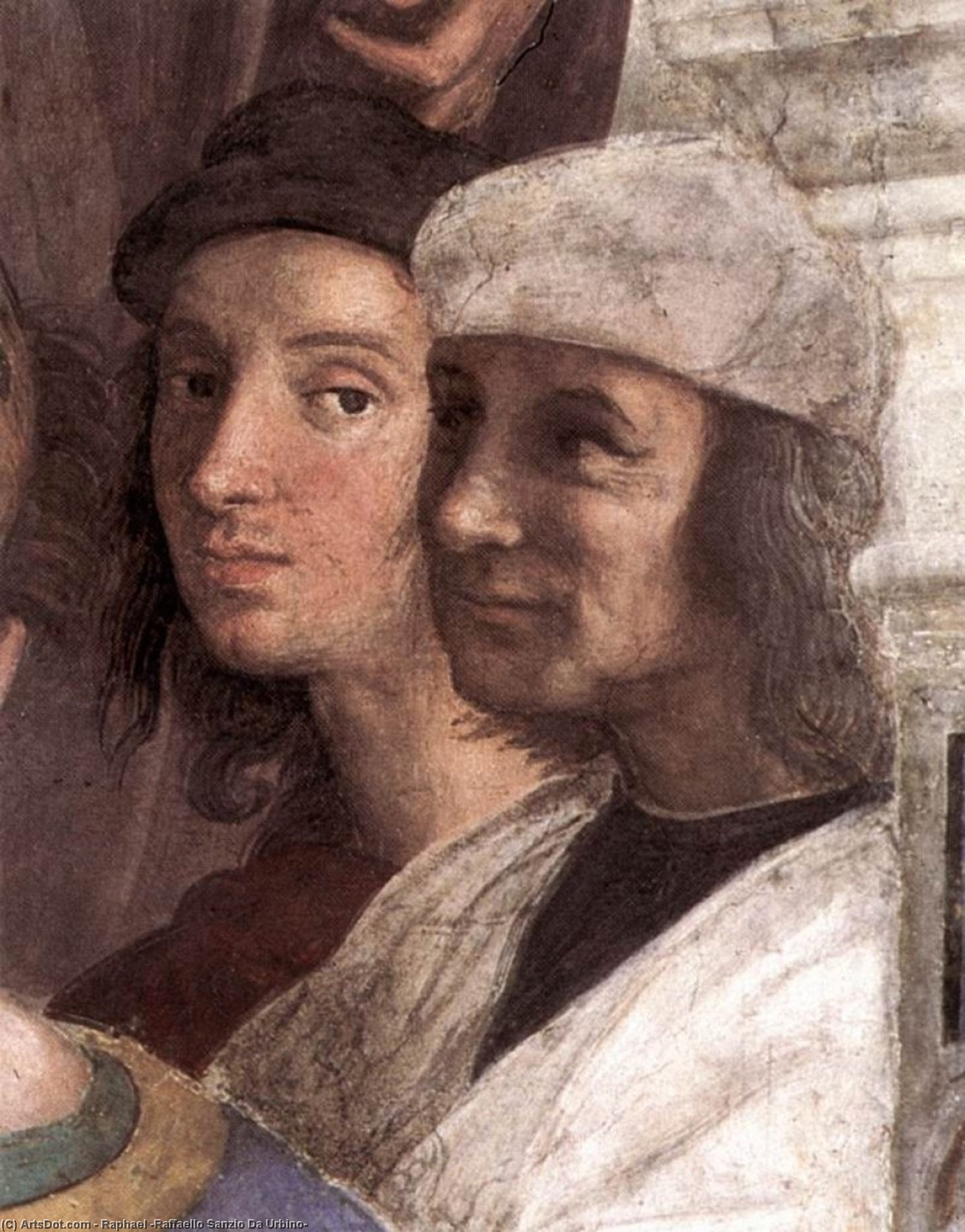 Stanze Vaticane - The School Of Athens (detail) [08] — Raphael