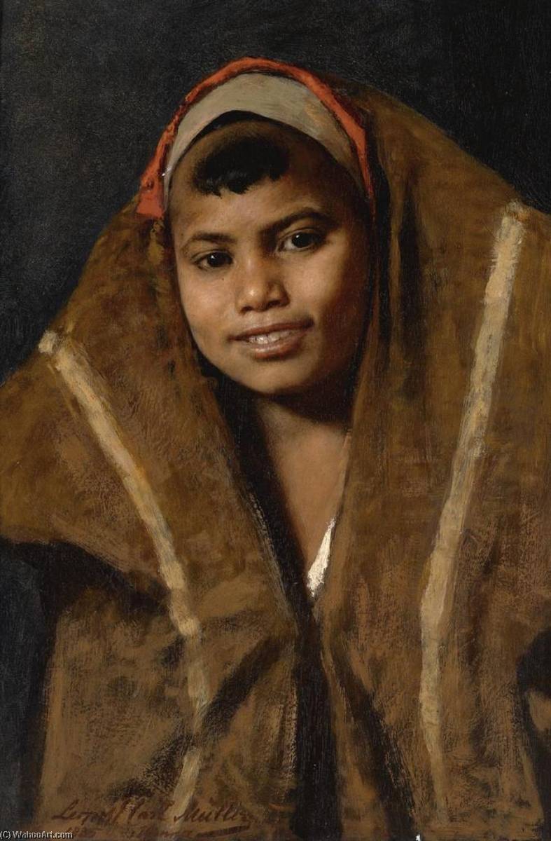 An Innocent Smile — Leopold Carl Müller