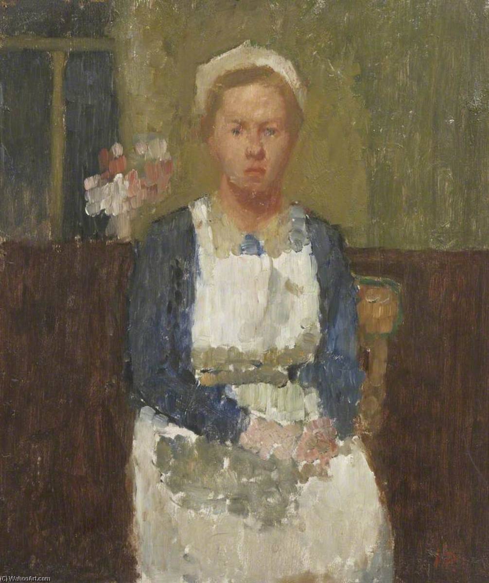 Seated Figure, The Maid Florence Head — Victor Pasmore