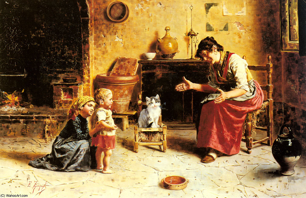 A Child's First Step — Eugenio Zampighi