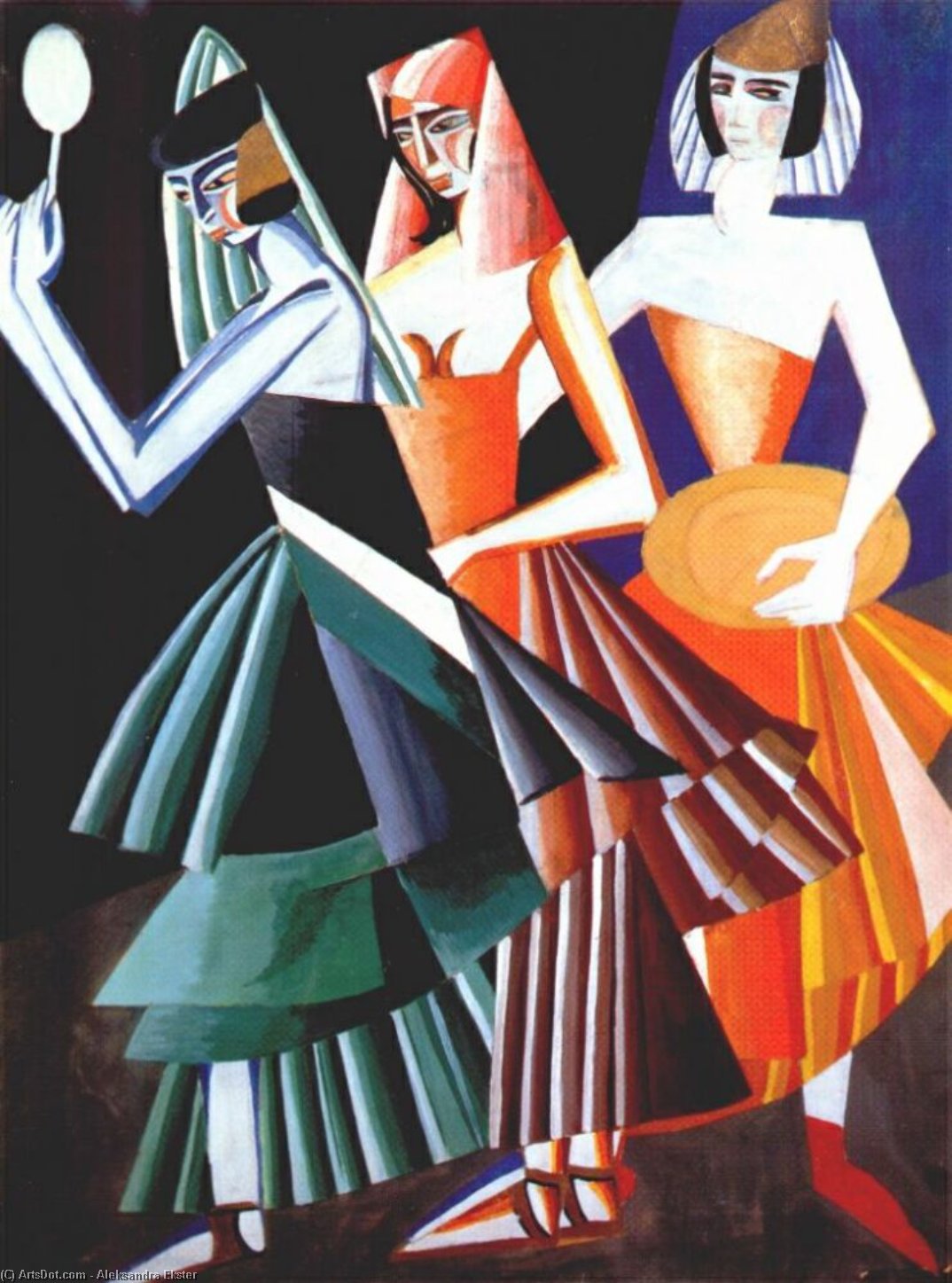 Costume Design For ''dance Of The Seven Veils'' — Aleksandra Ekster