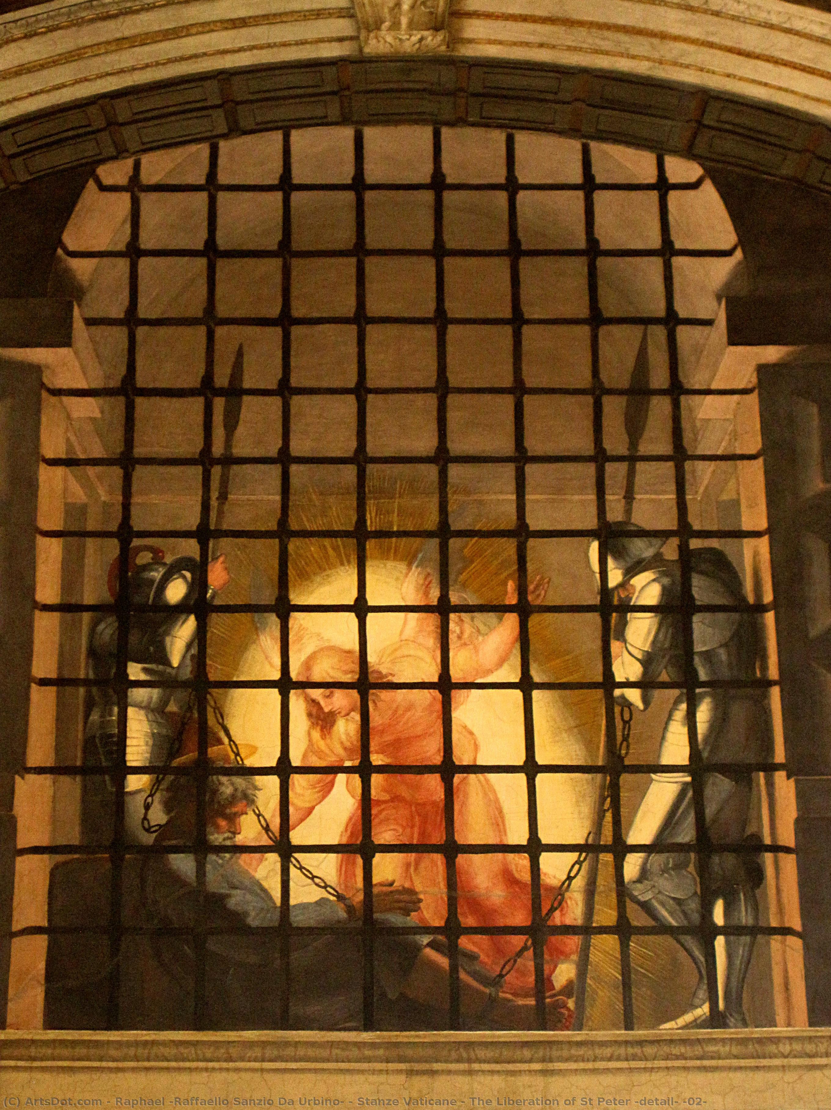 Stanze Vaticane - The Liberation Of St Peter (detail) [02] — Raphael